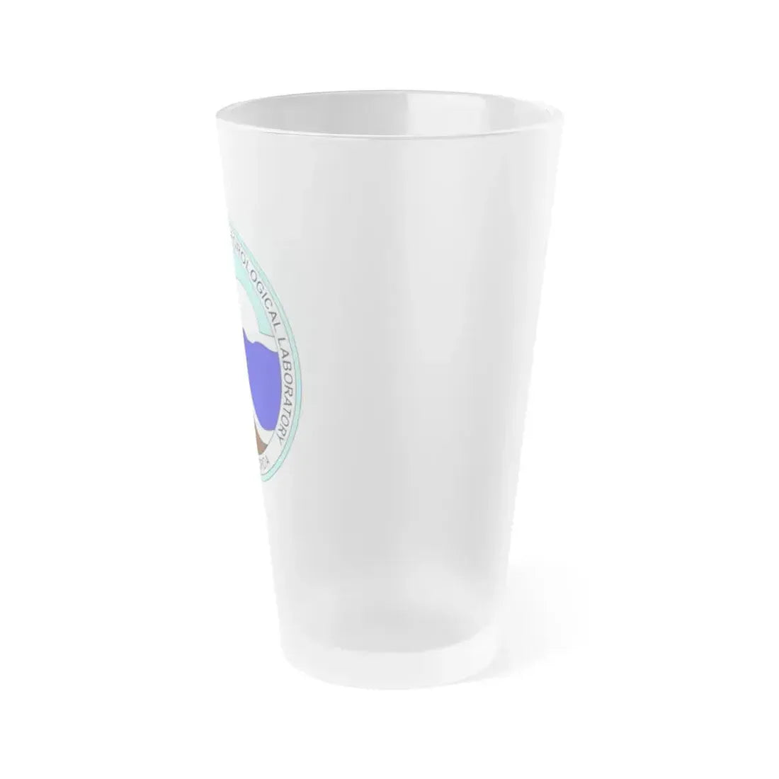 Atlantic Oceanographic and Meteorological Laboratory - Frosted Pint Glass 16oz - Go Mug Yourself