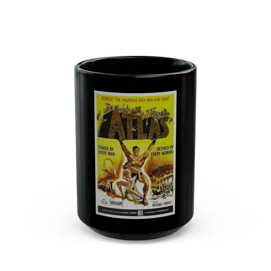 ATLAS 1961 Movie Poster - Black Coffee Mug 15oz - Go Mug Yourself
