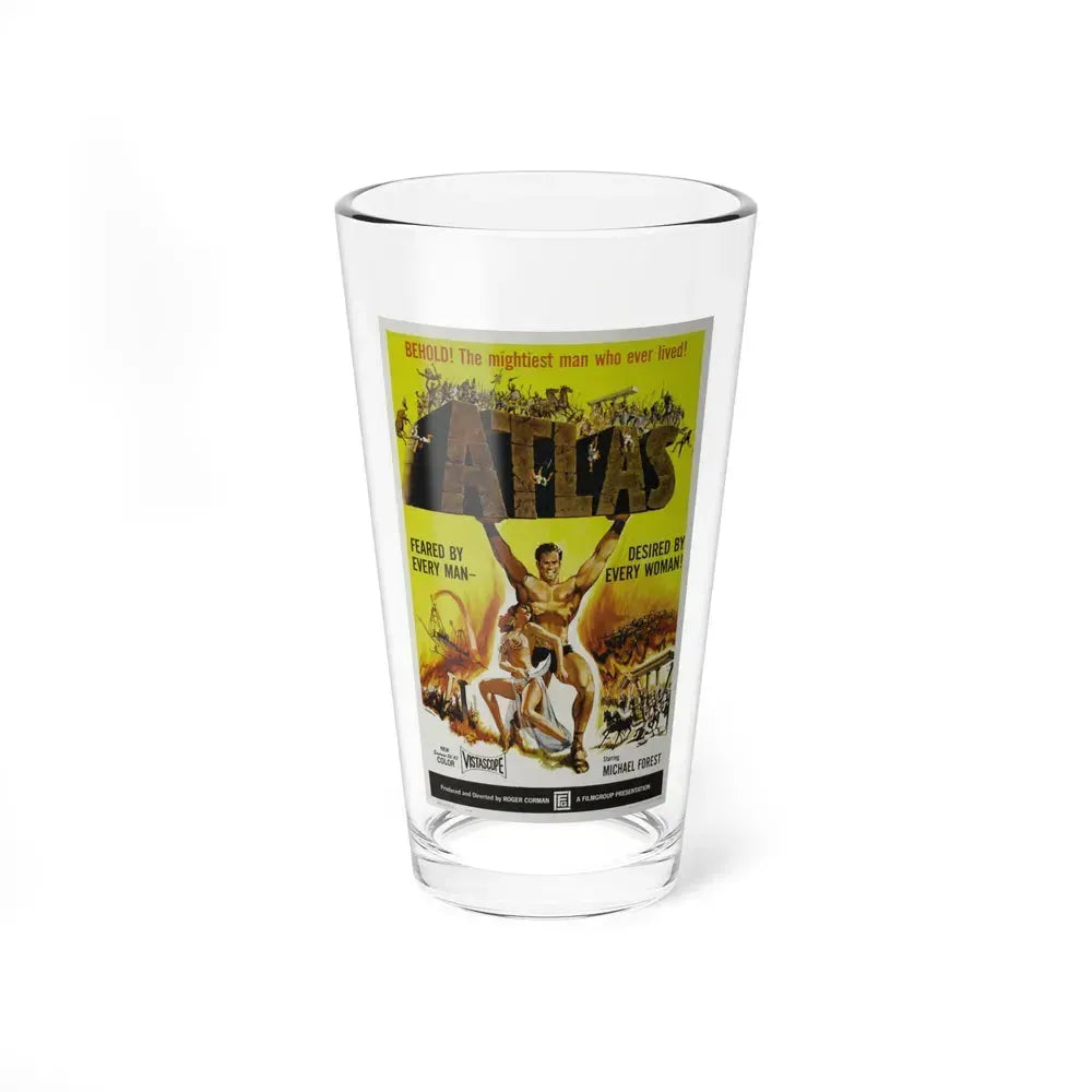 ATLAS 1961 Movie Poster - Pint Glass 16oz 16oz - Go Mug Yourself