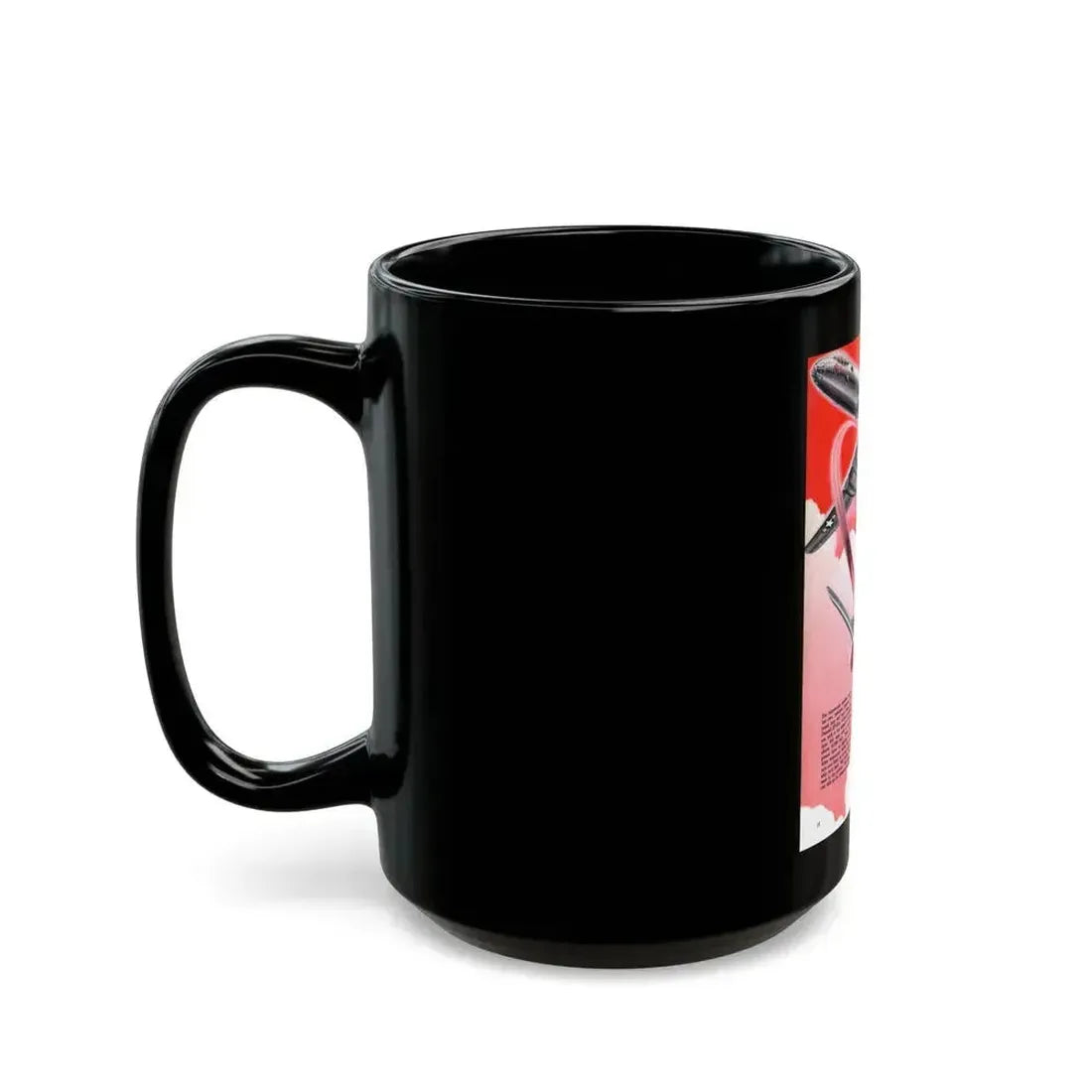 Atom Bomber, Mechanix Illustrated, 1948 - Black Coffee Mug - Go Mug Yourself
