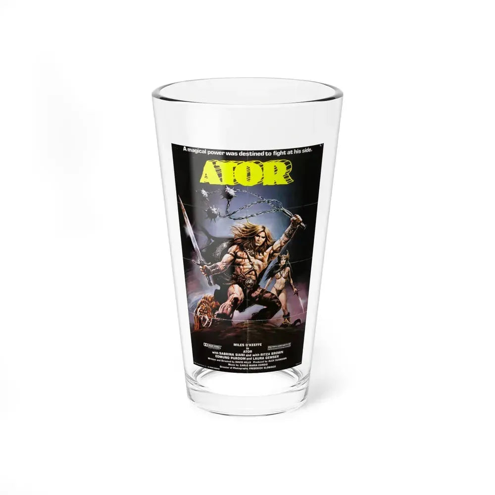 ATOR 1982 Movie Poster - Pint Glass 16oz 16oz - Go Mug Yourself