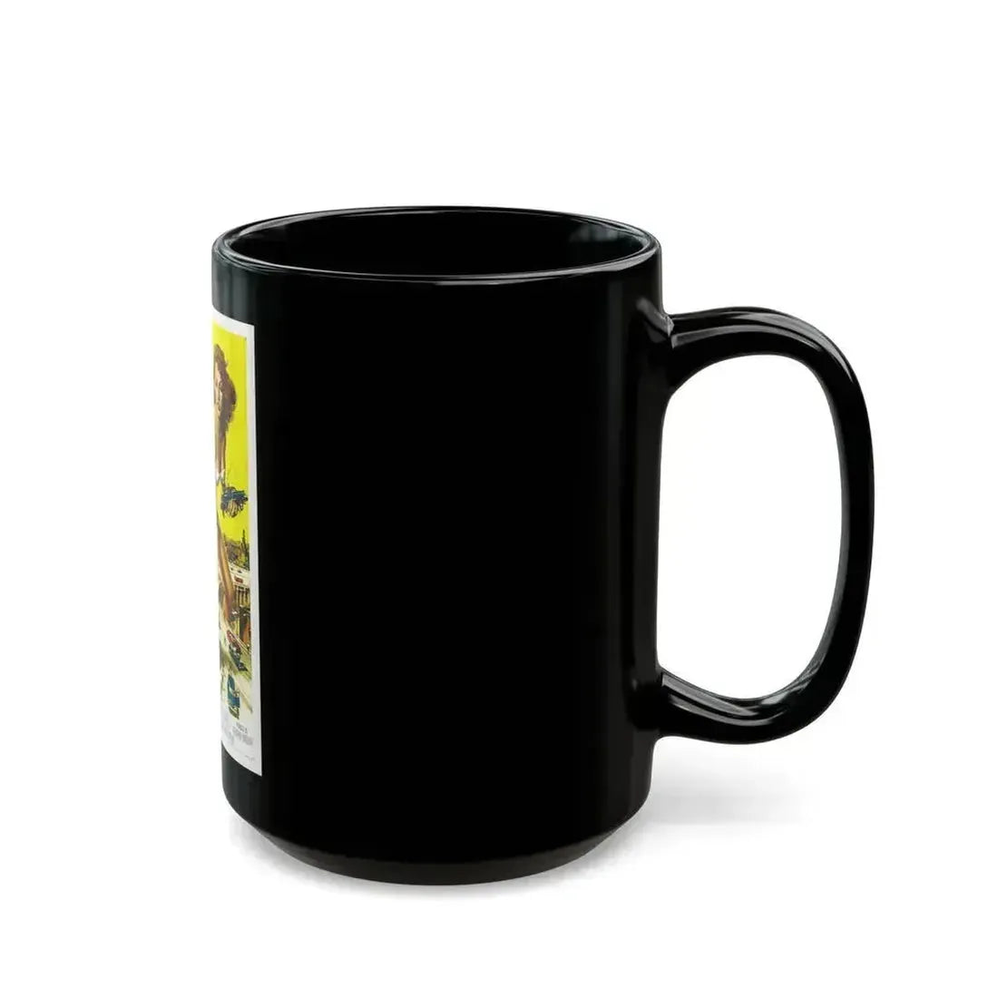 ATTACK OF THE 50 FT WOMAN 1958 Movie Poster - Black Coffee Mug - Go Mug Yourself