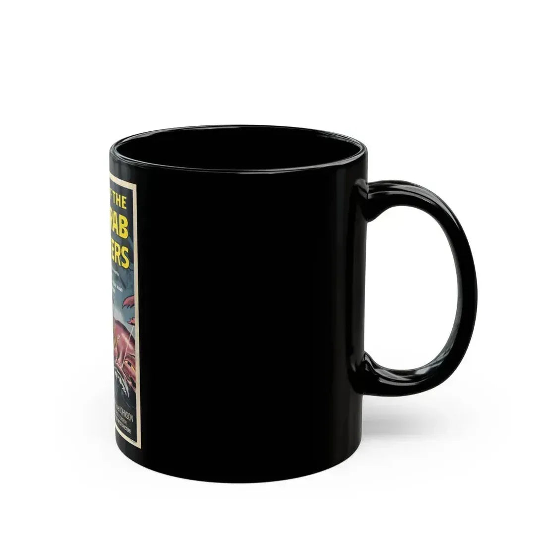 ATTACK OF THE CRAB MONSTERS 1957 Movie Poster - Black Coffee Mug - Go Mug Yourself