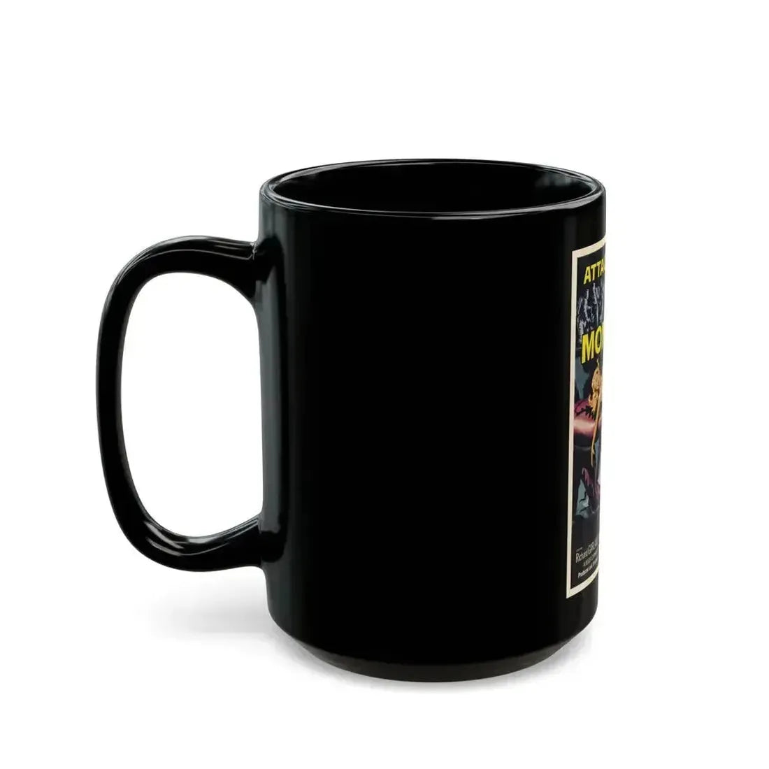 ATTACK OF THE CRAB MONSTERS 1957 Movie Poster - Black Coffee Mug - Go Mug Yourself