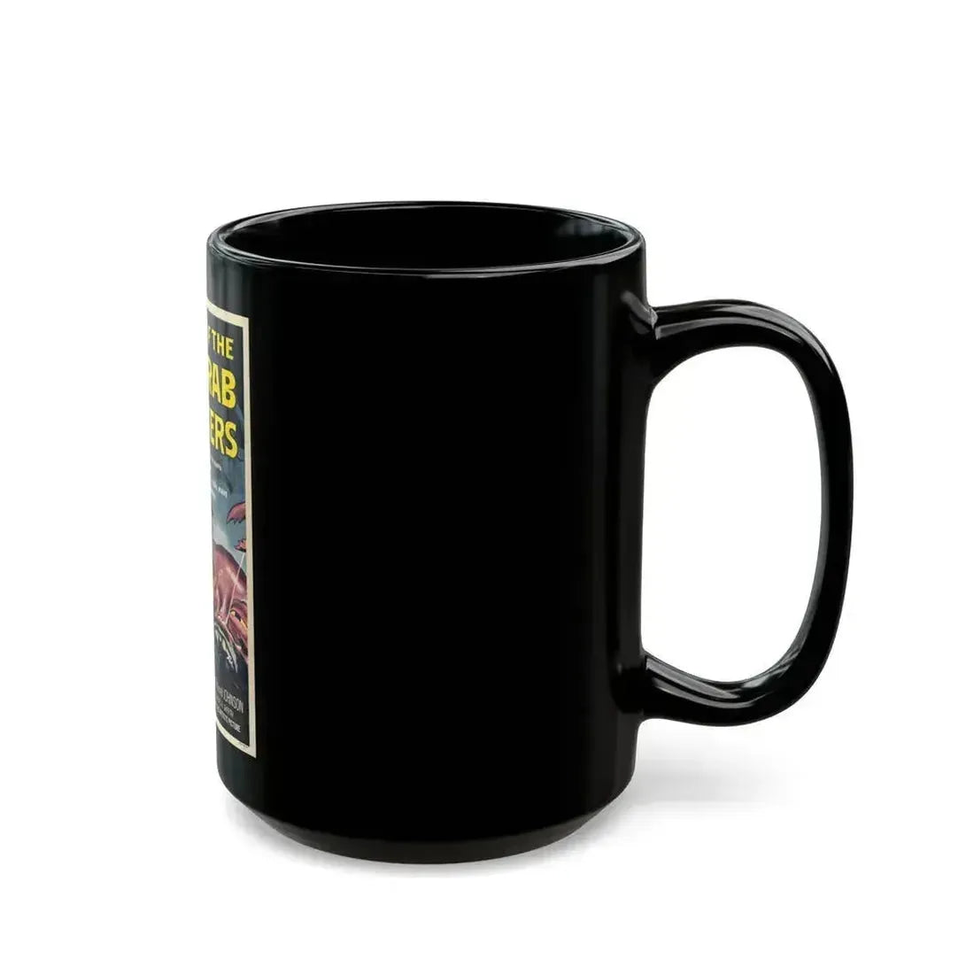 ATTACK OF THE CRAB MONSTERS 1957 Movie Poster - Black Coffee Mug - Go Mug Yourself