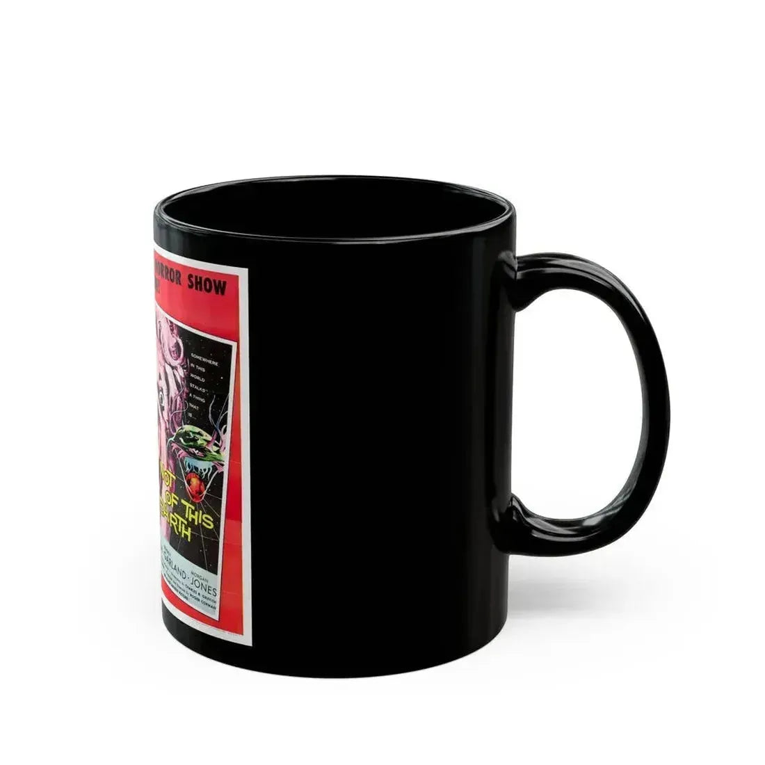 ATTACK OF THE CRAB MONSTERS + NOT OF THIS EARTH 1957 Movie Poster - Black Coffee Mug - Go Mug Yourself