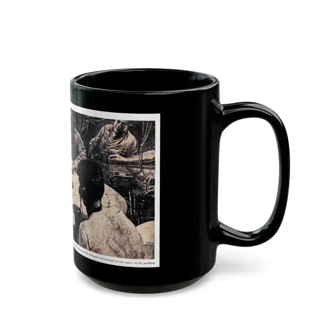 Attack with All Weapons (1), Blue Book Magazine, June 1950 - Black Coffee Mug - Go Mug Yourself
