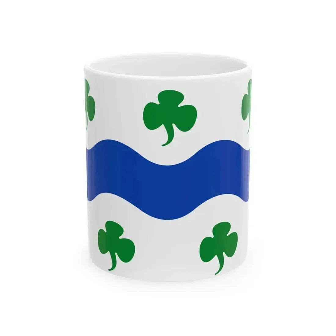 Attert vlag (Belgium) White Coffee Mug 11oz - Go Mug Yourself
