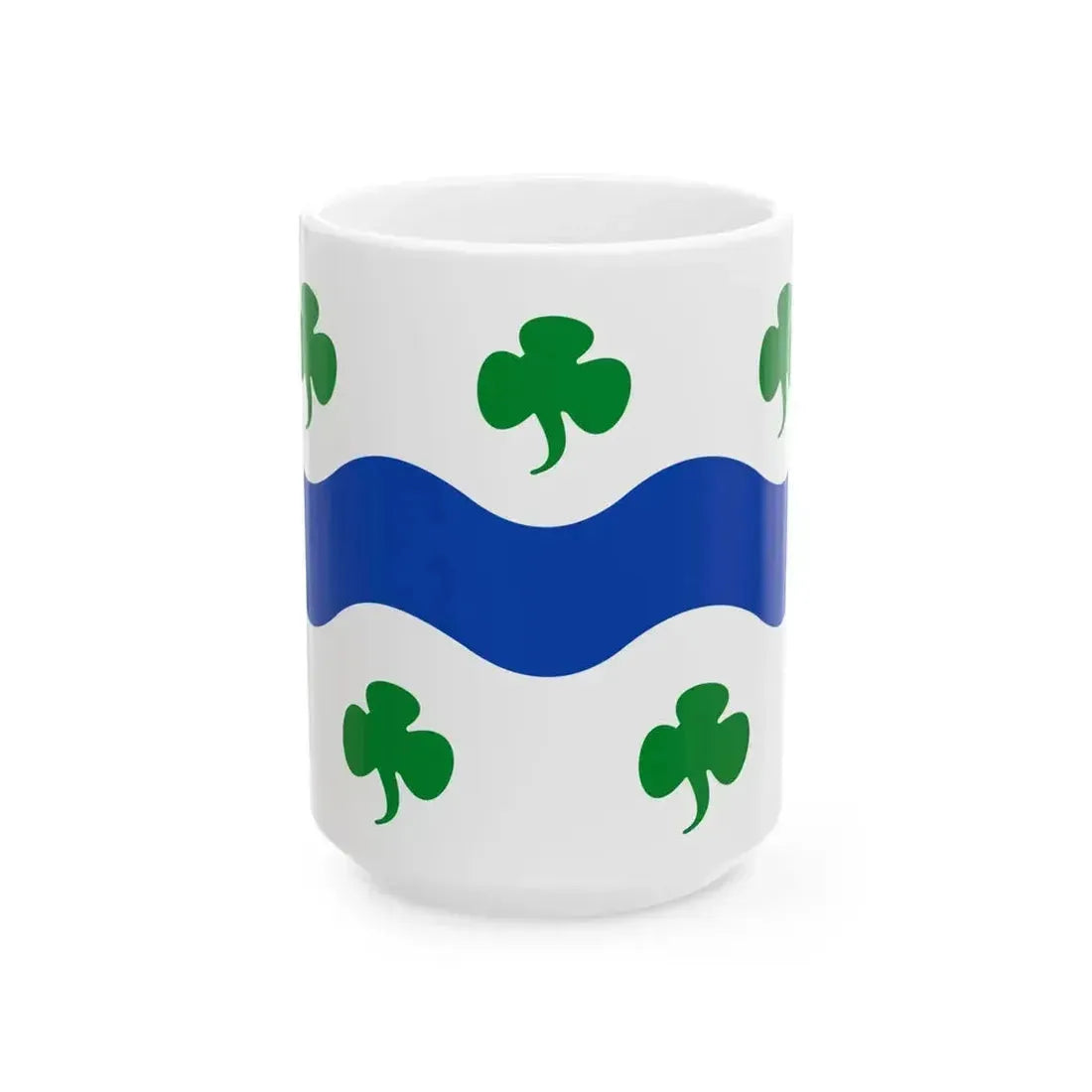 Attert vlag (Belgium) White Coffee Mug 15oz - Go Mug Yourself