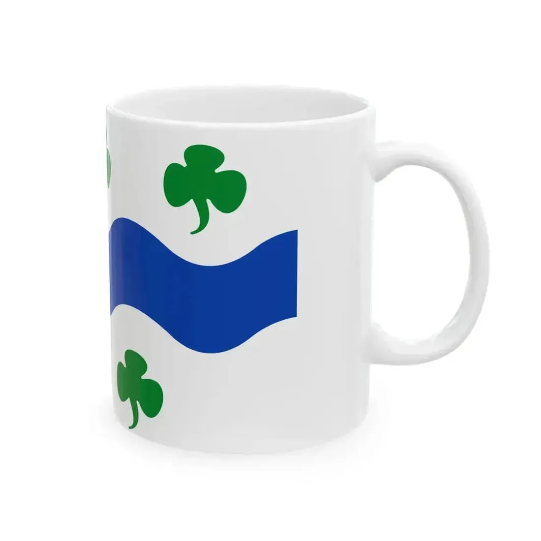 Attert vlag (Belgium) White Coffee Mug - Go Mug Yourself