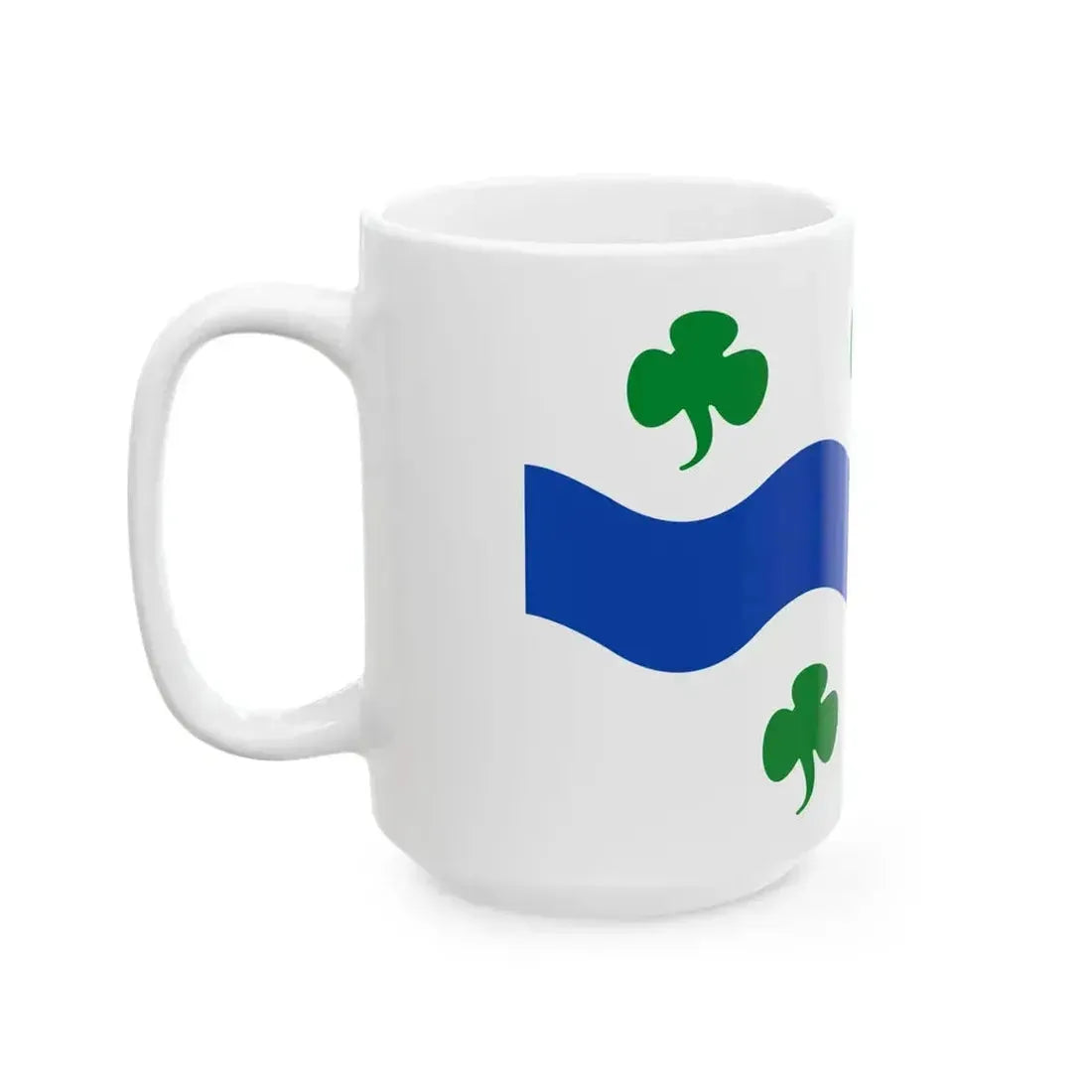Attert vlag (Belgium) White Coffee Mug - Go Mug Yourself