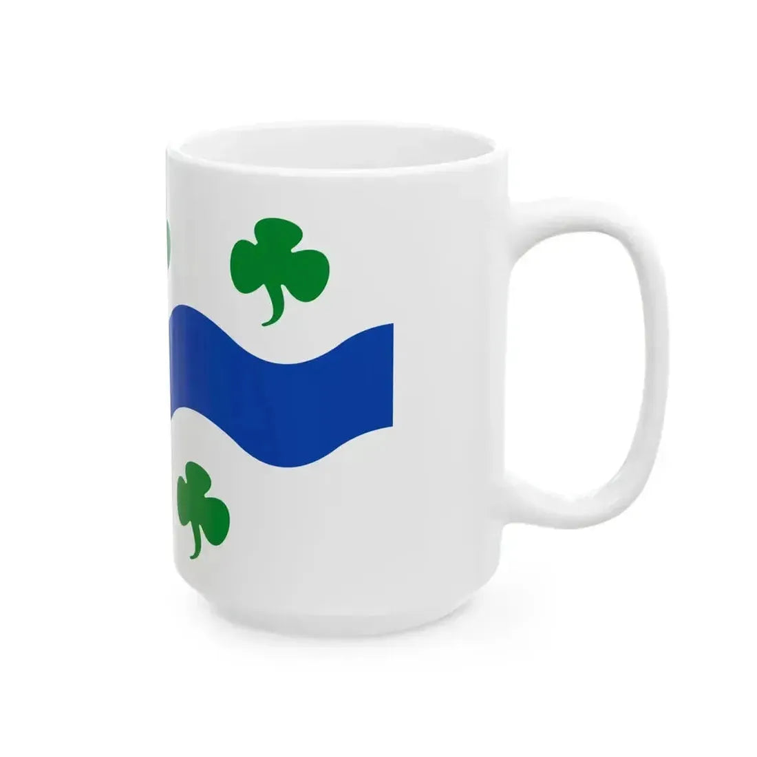 Attert vlag (Belgium) White Coffee Mug - Go Mug Yourself