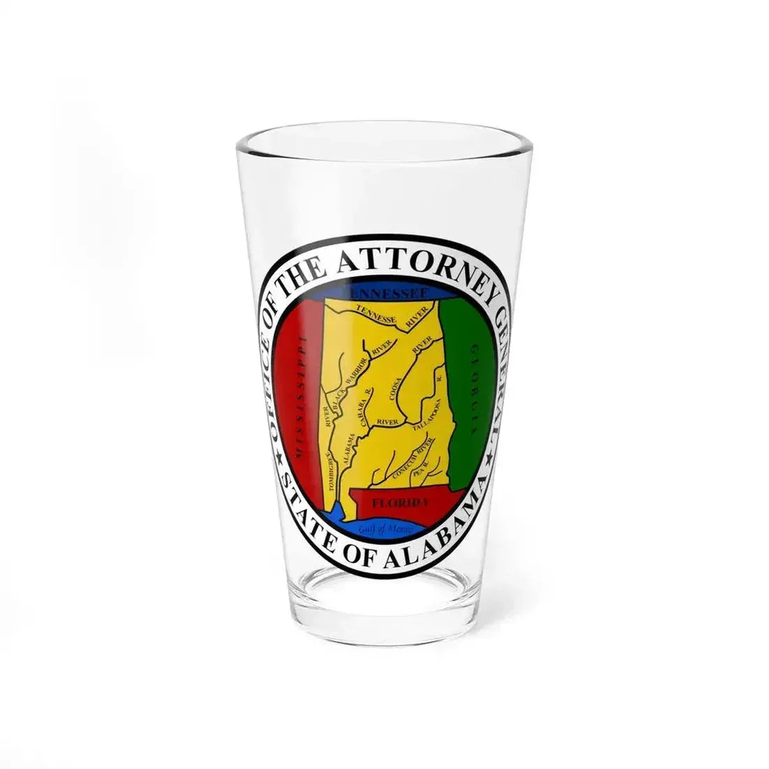 Attorney General of Alabama - Pint Glass 16oz 16oz - Go Mug Yourself