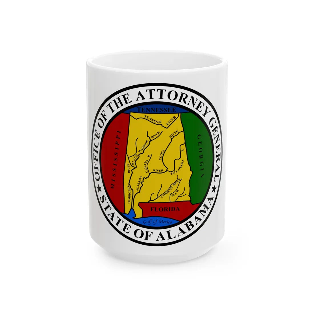 Attorney General of Alabama - White Coffee Mug 15oz - Go Mug Yourself