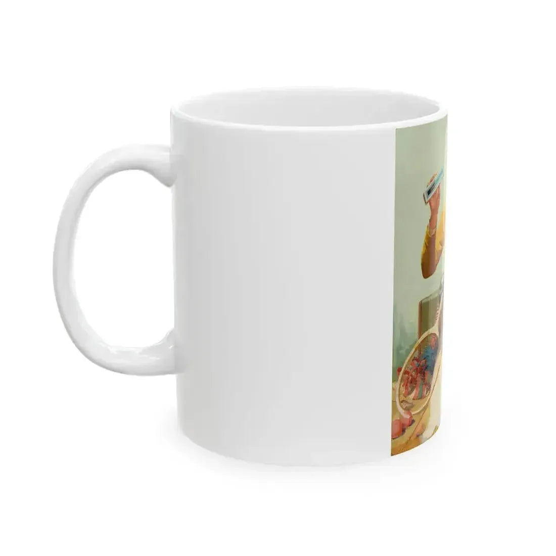 Attributed. Alka Seltzer ad illustration - White Coffee Mug - Go Mug Yourself