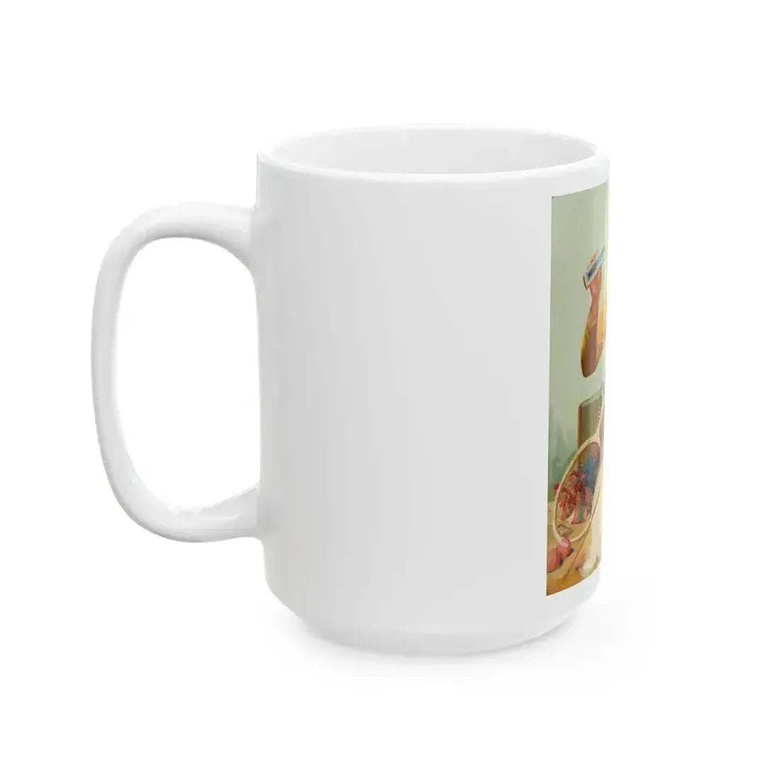 Attributed. Alka Seltzer ad illustration - White Coffee Mug - Go Mug Yourself