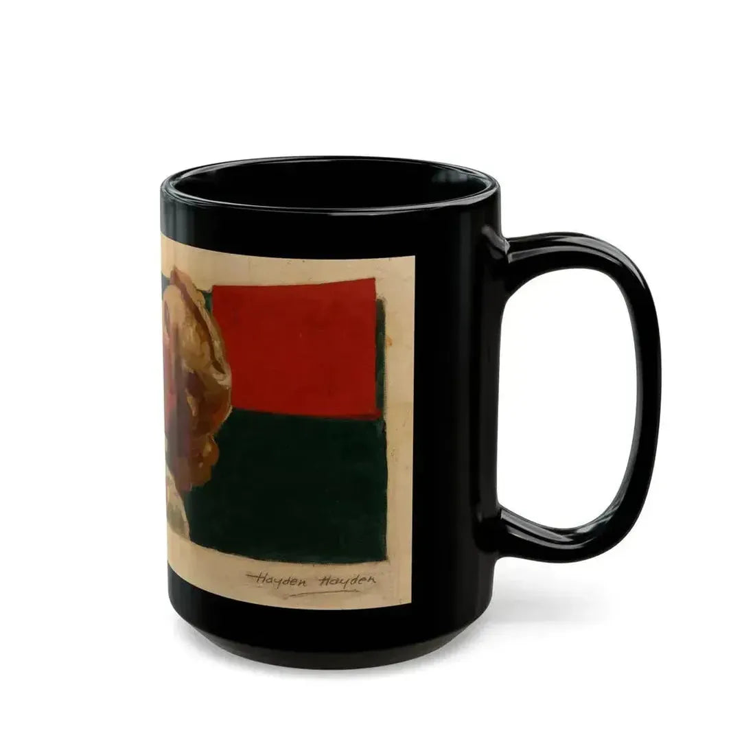 Attributed . Coca-Cola ad illustration, preliminary study - Black Coffee Mug - Go Mug Yourself