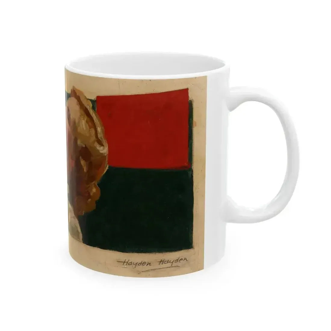 Attributed . Coca-Cola ad illustration, preliminary study - White Coffee Mug - Go Mug Yourself