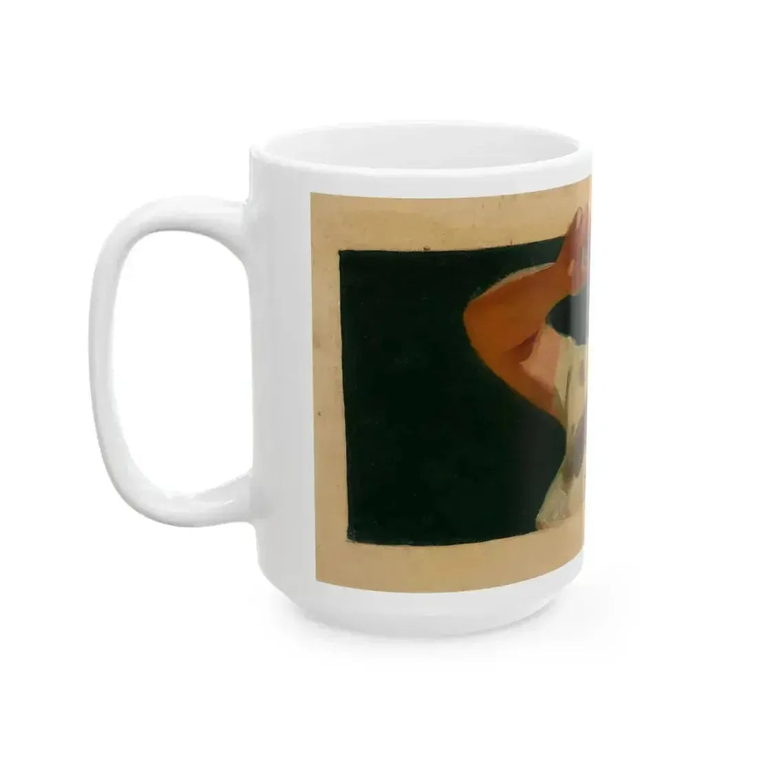Attributed . Coca-Cola ad illustration, preliminary study - White Coffee Mug - Go Mug Yourself