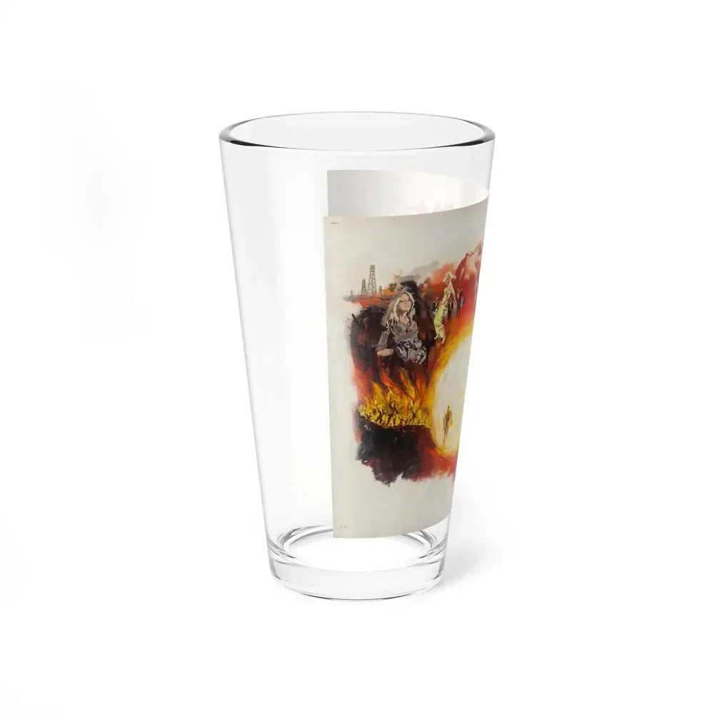 Attributed. Marlon Brando, The Chase, alternate movie poster and published book cover art, 1966 - Pint Glass 16oz - Go Mug Yourself