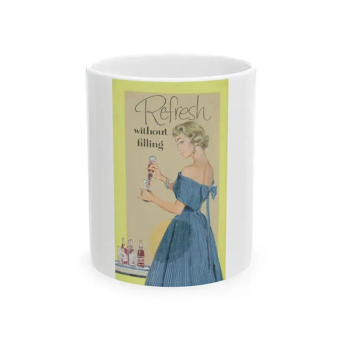 Attributed. Pepsi-Cola advertisement - White Coffee Mug 11oz - Go Mug Yourself