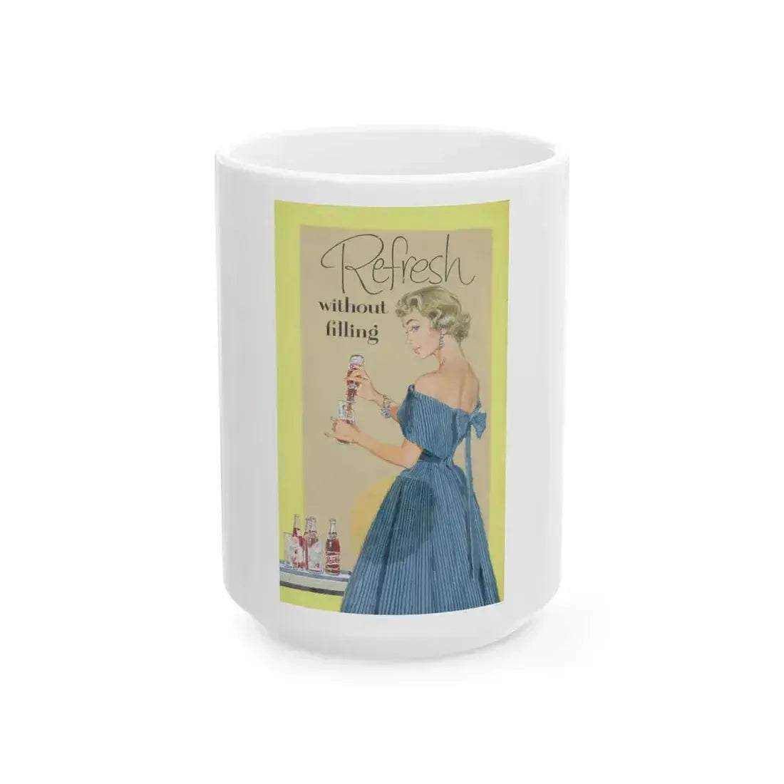 Attributed. Pepsi-Cola advertisement - White Coffee Mug 15oz - Go Mug Yourself