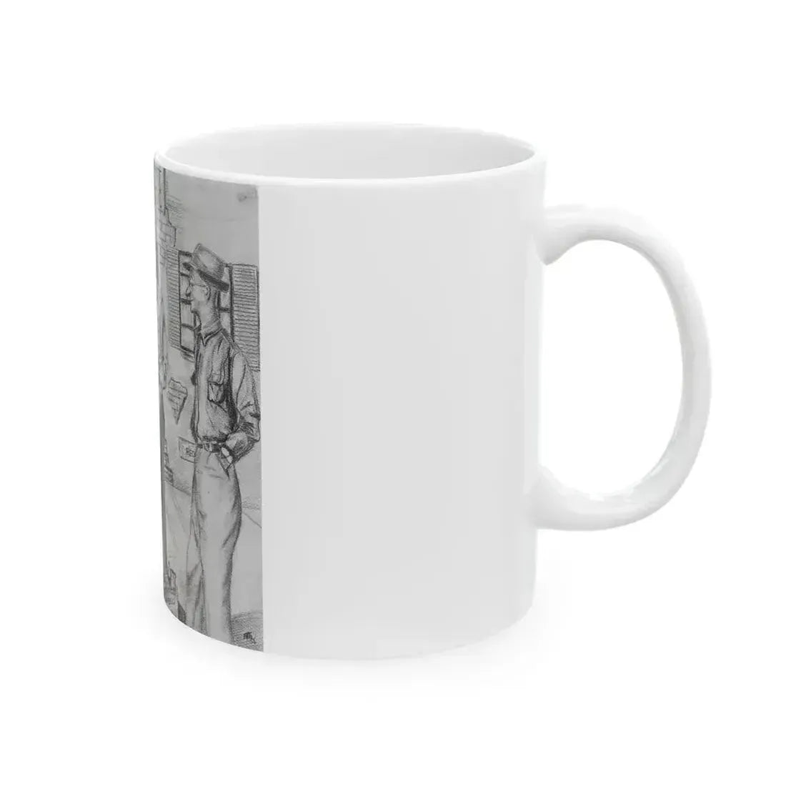 Attributed - The Greengate Bus Depot, 1958 - White Coffee Mug - Go Mug Yourself