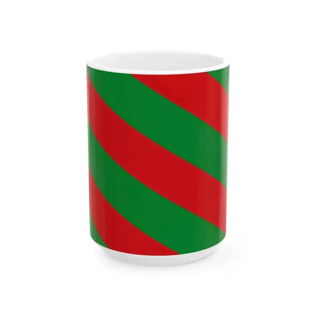 Aubange vlag (Belgium) White Coffee Mug 15oz - Go Mug Yourself