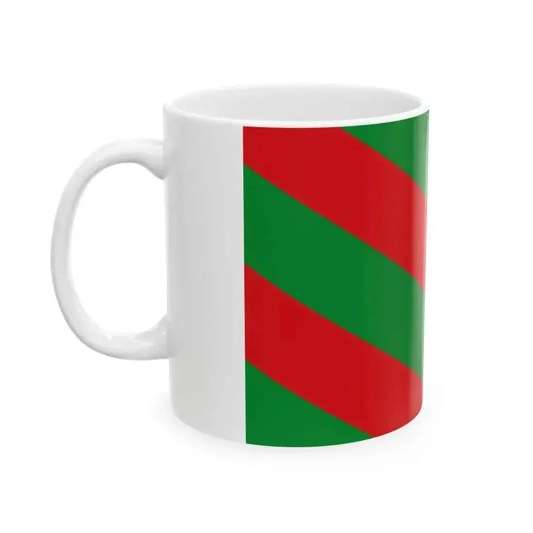 Aubange vlag (Belgium) White Coffee Mug - Go Mug Yourself