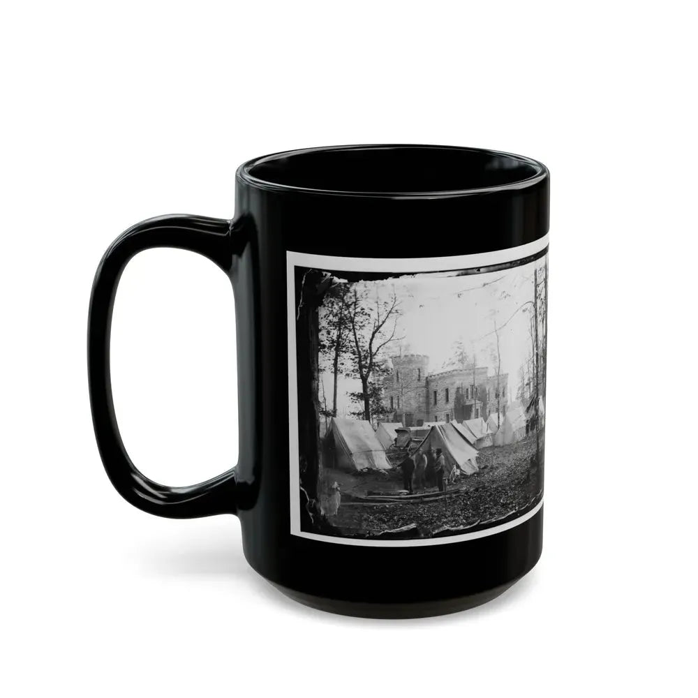Auburn, Va., Vicinity. Castle Murray (Five Miles Southeast Of Warrenton), Headquarters Of Gen. Alfred Pleasonton (U.S. Civil War) Black Coffee Mug - Go Mug Yourself