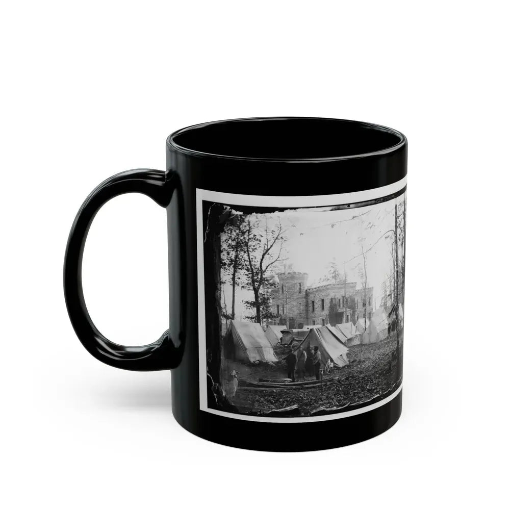 Auburn, Va., Vicinity. Castle Murray (Five Miles Southeast Of Warrenton), Headquarters Of Gen. Alfred Pleasonton (U.S. Civil War) Black Coffee Mug - Go Mug Yourself