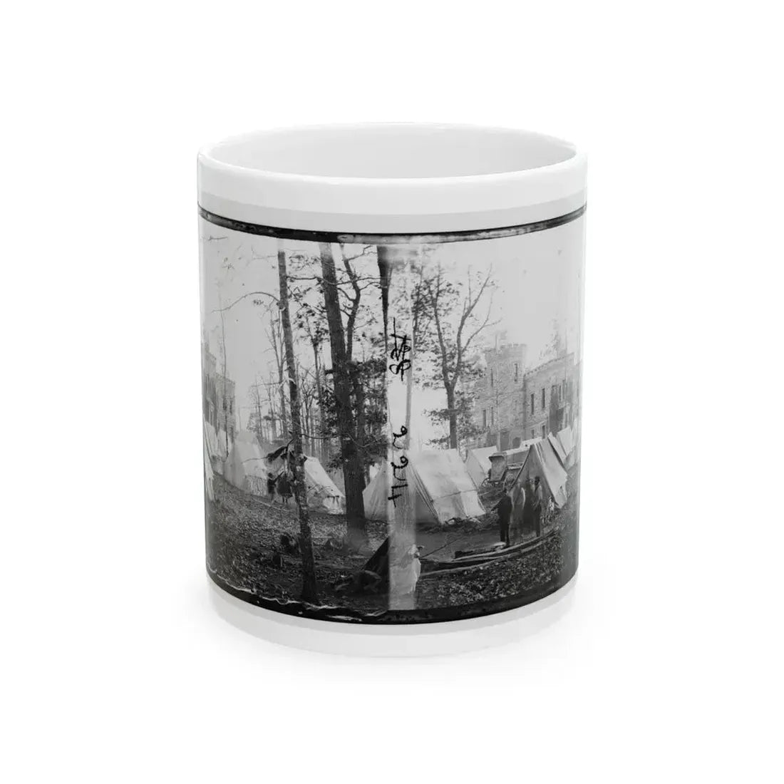Auburn, Va., Vicinity. Castle Murray (Five Miles Southeast Of Warrenton), Headquarters Of Gen. Alfred Pleasonton (U.S. Civil War) White Coffee Mug 11oz - Go Mug Yourself
