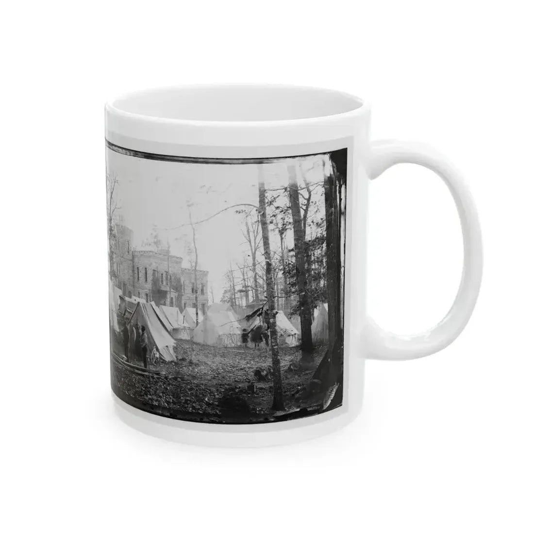 Auburn, Va., Vicinity. Castle Murray (Five Miles Southeast Of Warrenton), Headquarters Of Gen. Alfred Pleasonton (U.S. Civil War) White Coffee Mug - Go Mug Yourself