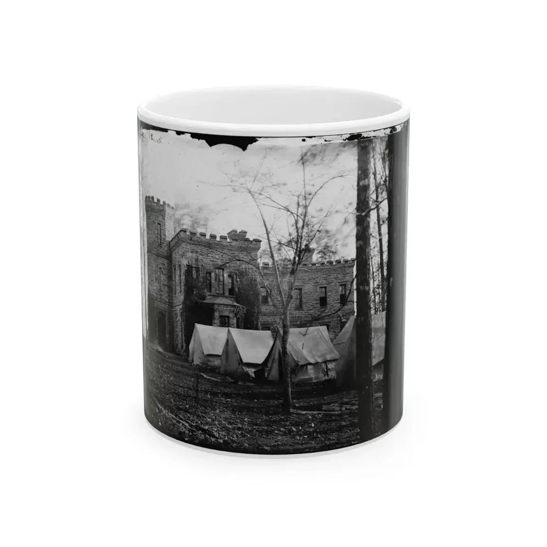 Auburn, Virginia. Castle Murray (Five Miles Southeast Of Warrenton), Headquarters Of Gen. Alfred Pleasonton (U.S. Civil War) White Coffee Mug 11oz - Go Mug Yourself