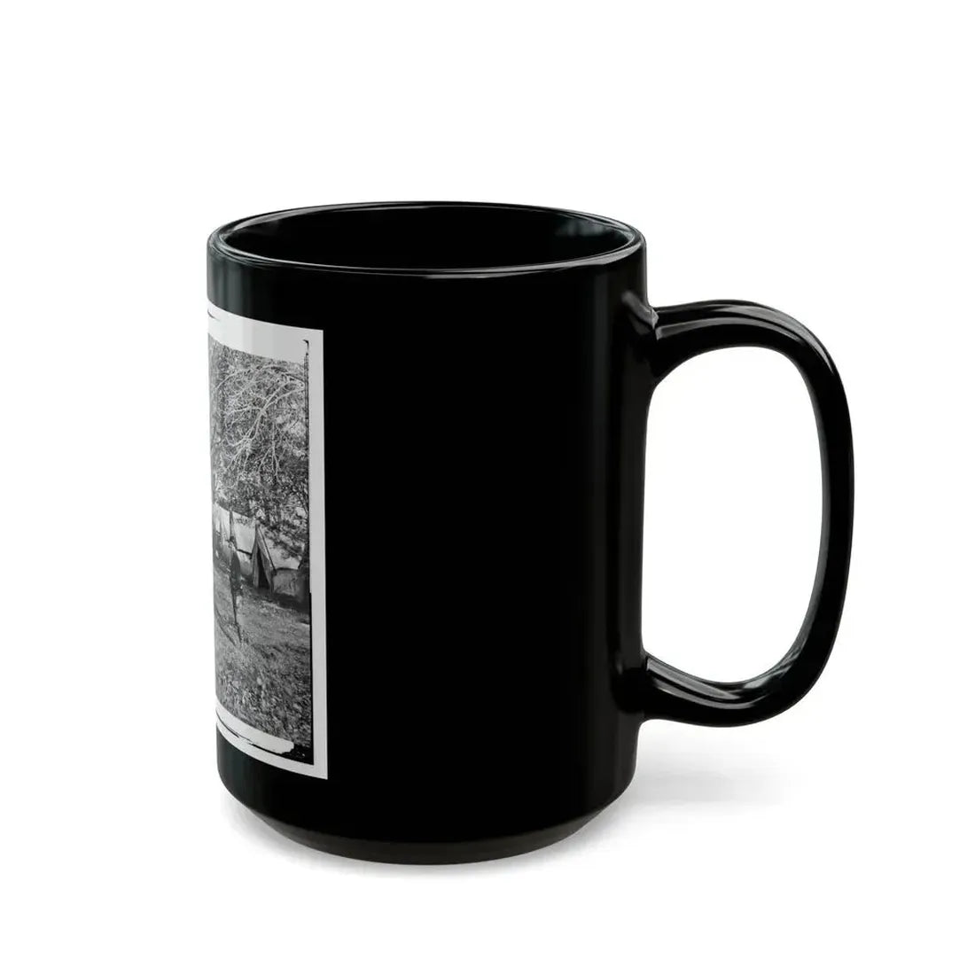 Auburn, Virginia. Evening Music At General Alfred Pleasonton's Headquarters (U.S. Civil War) Black Coffee Mug - Go Mug Yourself