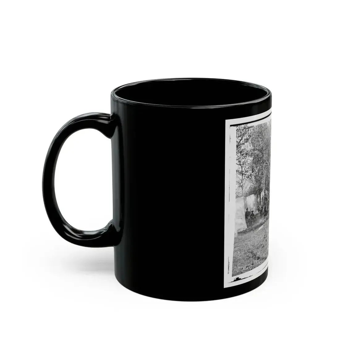 Auburn, Virginia. Evening Music At General Alfred Pleasonton's Headquarters (U.S. Civil War) Black Coffee Mug - Go Mug Yourself