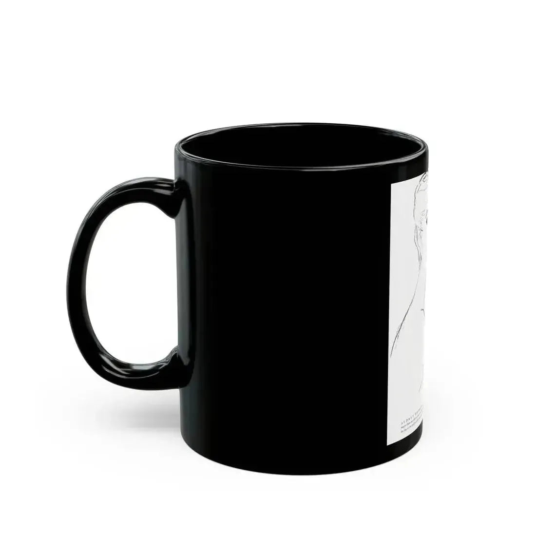Audrey Hepburn, star of Ondine, 1954 - Black Coffee Mug - Go Mug Yourself