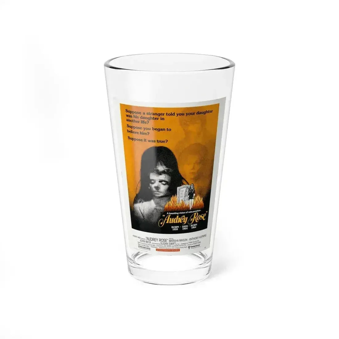 AUDREY ROSE 1977 Movie Poster - Pint Glass 16oz 16oz - Go Mug Yourself