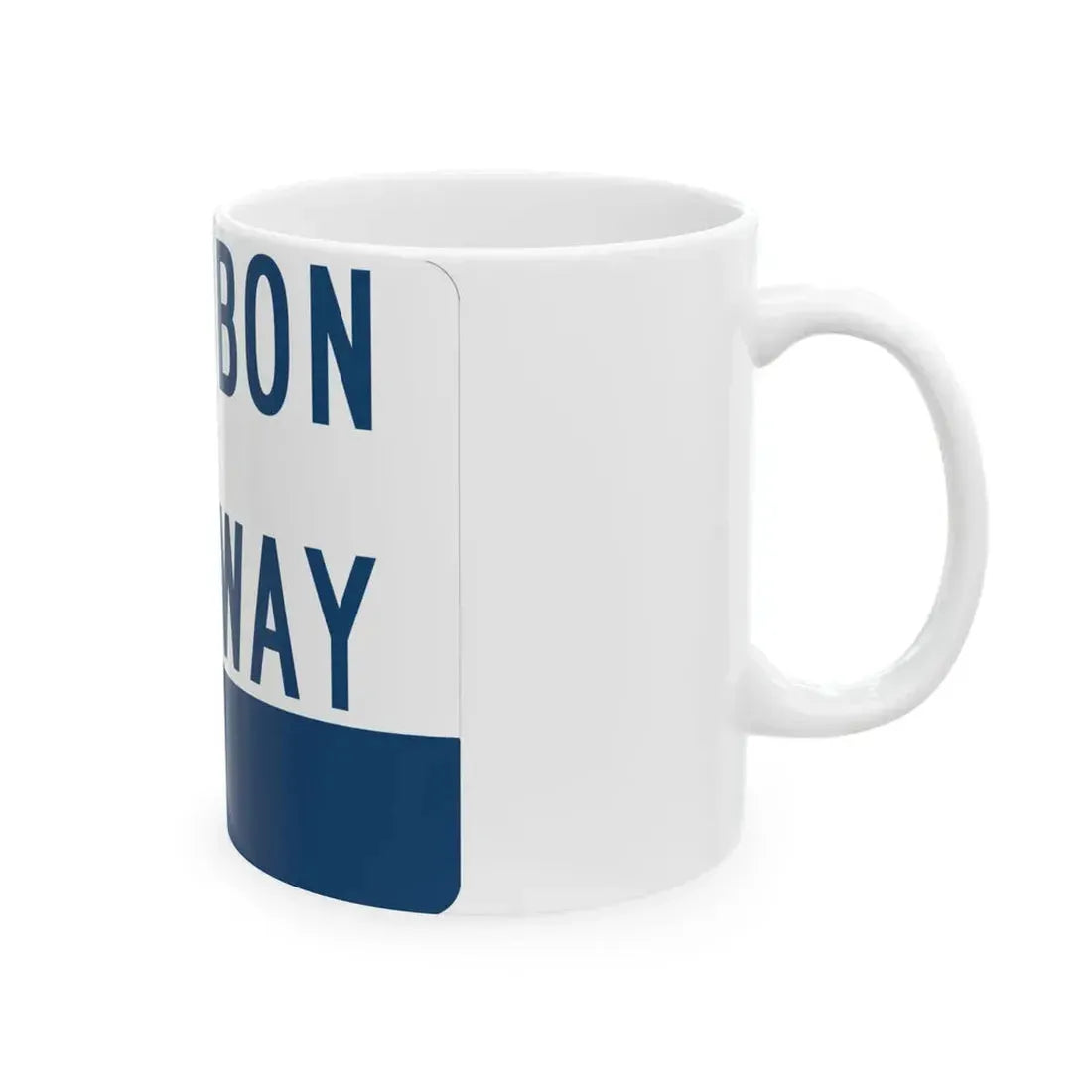 Audubon Parkway (Kentucky) (Road Sign) White Coffee Mug - Go Mug Yourself