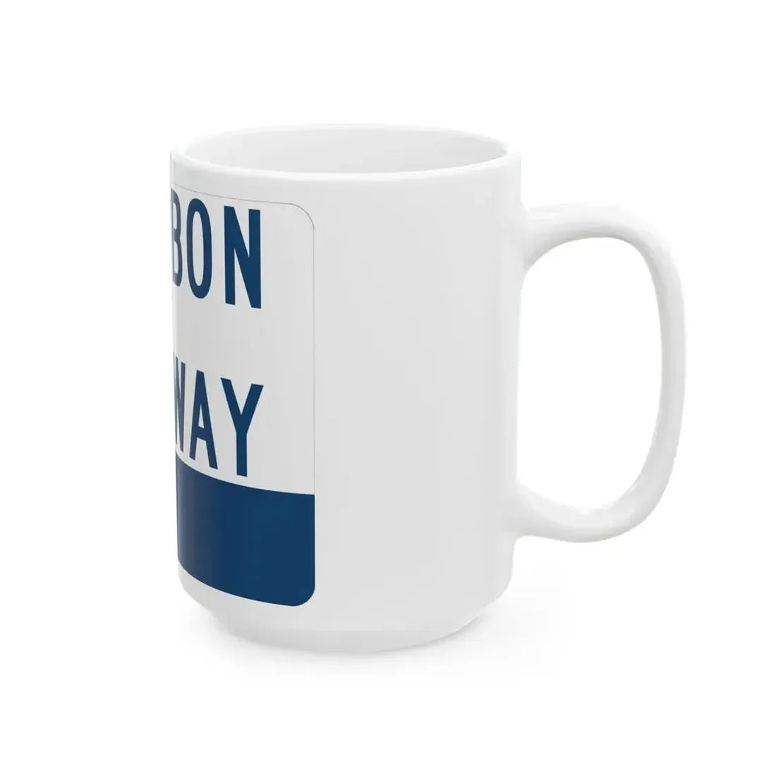 Audubon Parkway (Kentucky) (Road Sign) White Coffee Mug - Go Mug Yourself
