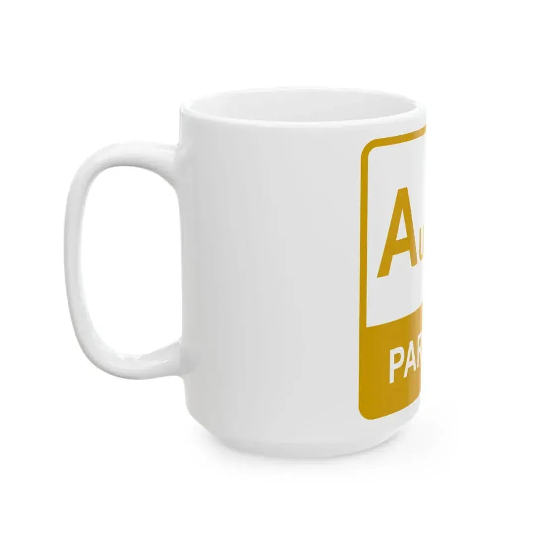 Audubon Parkway Shield (Kentucky) (Road Sign) White Coffee Mug - Go Mug Yourself