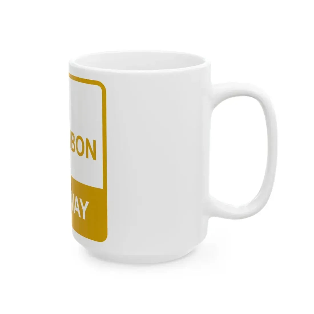 Audubon Parkway Shield (Kentucky) (Road Sign) White Coffee Mug - Go Mug Yourself