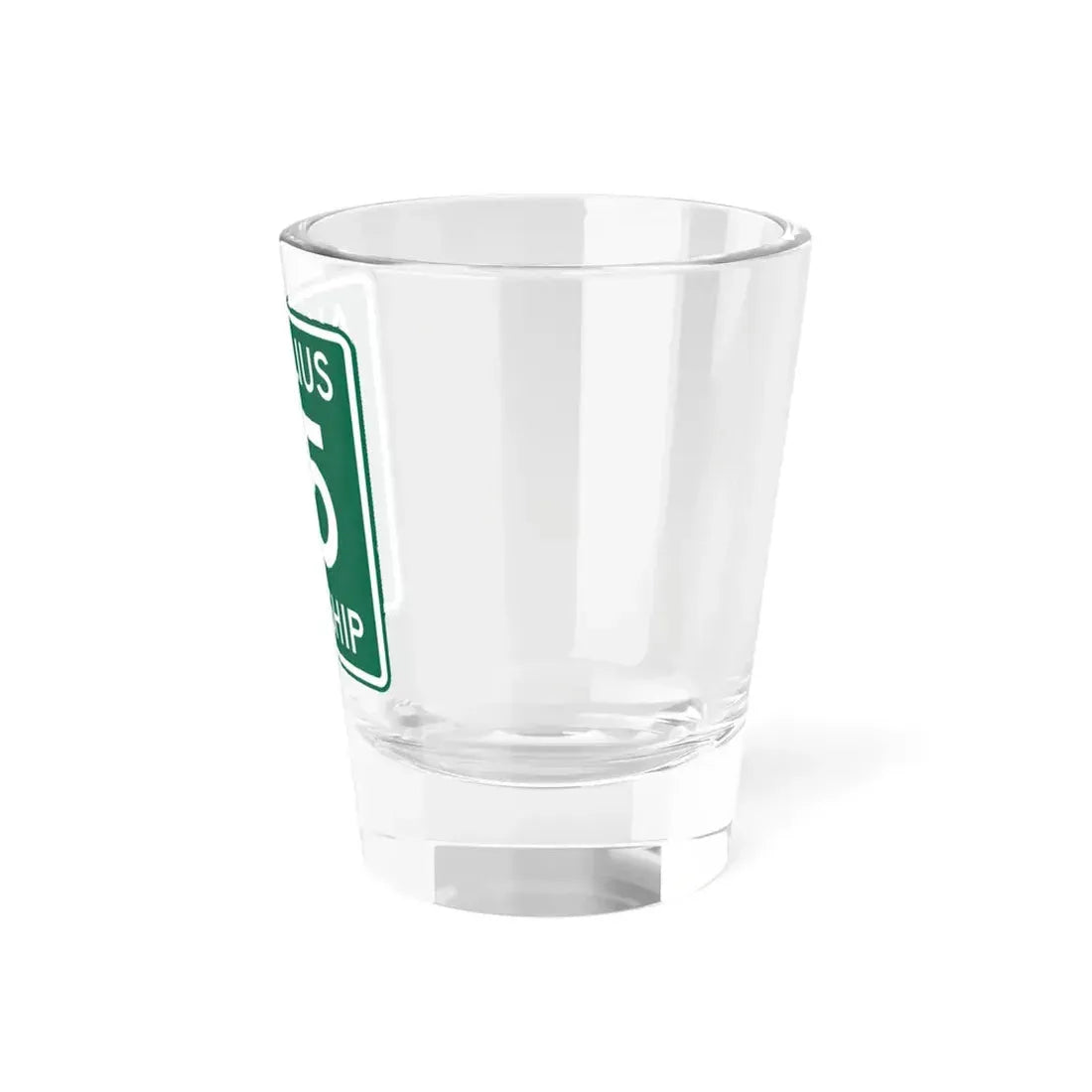 Aurelius Township Route 75 Washington County Ohio (Ohio) (Road Sign) Shot Glass 1.5oz - Go Mug Yourself