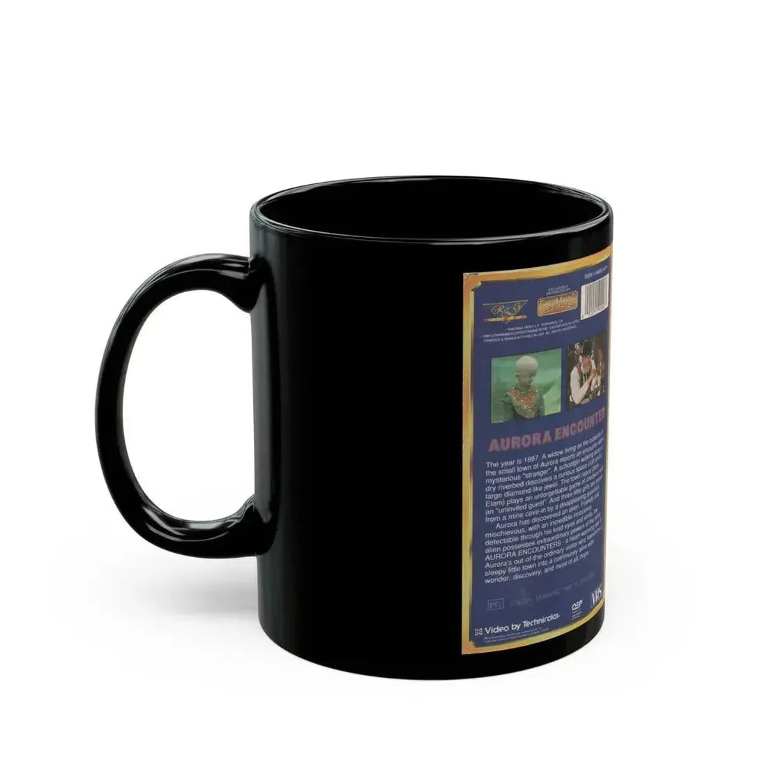 AURORA ENCOUNTER VERSION 2 (VHS COVER) - Black Coffee Mug - Go Mug Yourself