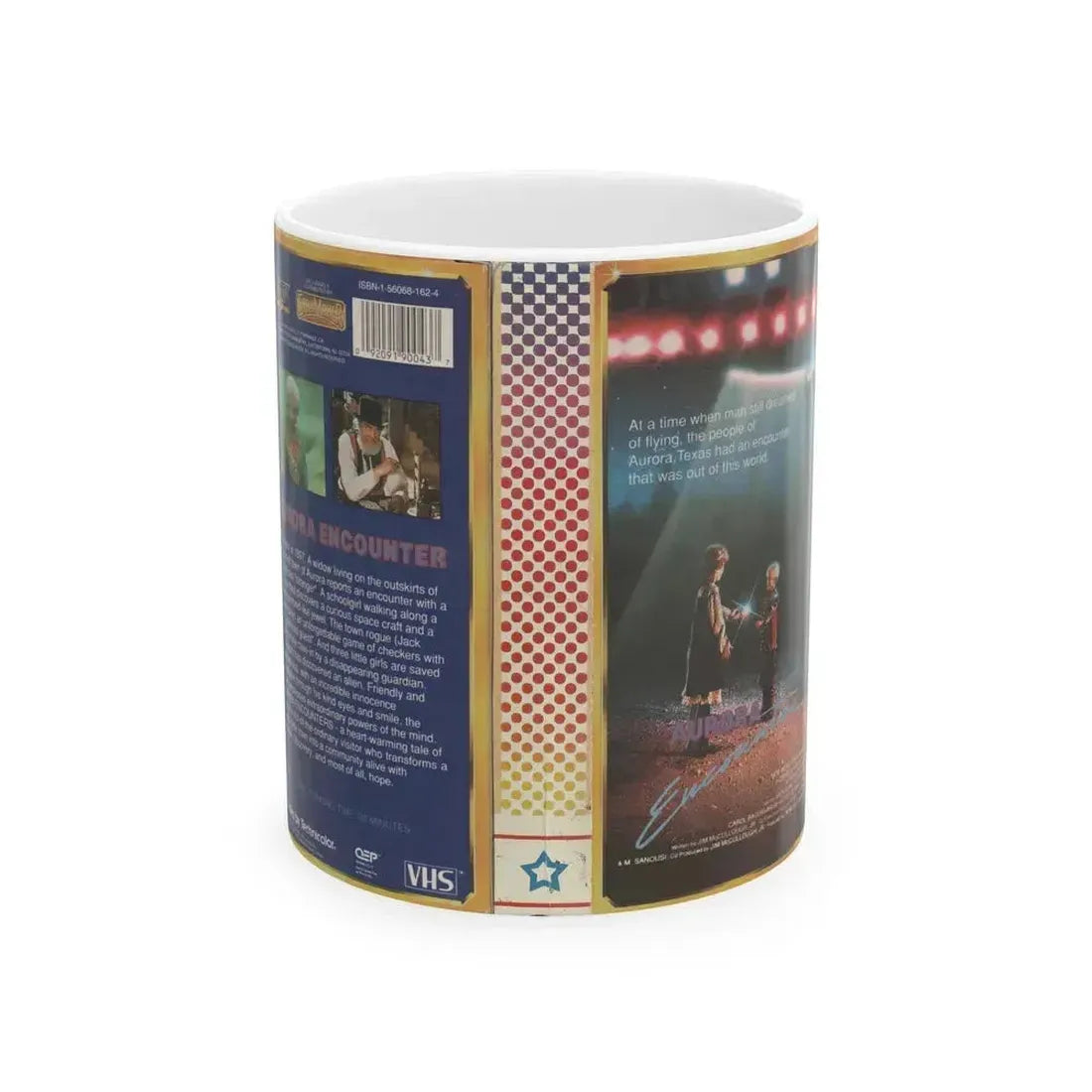 AURORA ENCOUNTER VERSION 2 (VHS COVER) - White Coffee Mug 11oz - Go Mug Yourself