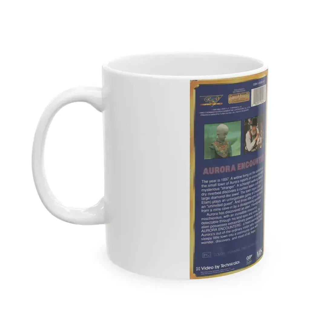AURORA ENCOUNTER VERSION 2 (VHS COVER) - White Coffee Mug - Go Mug Yourself