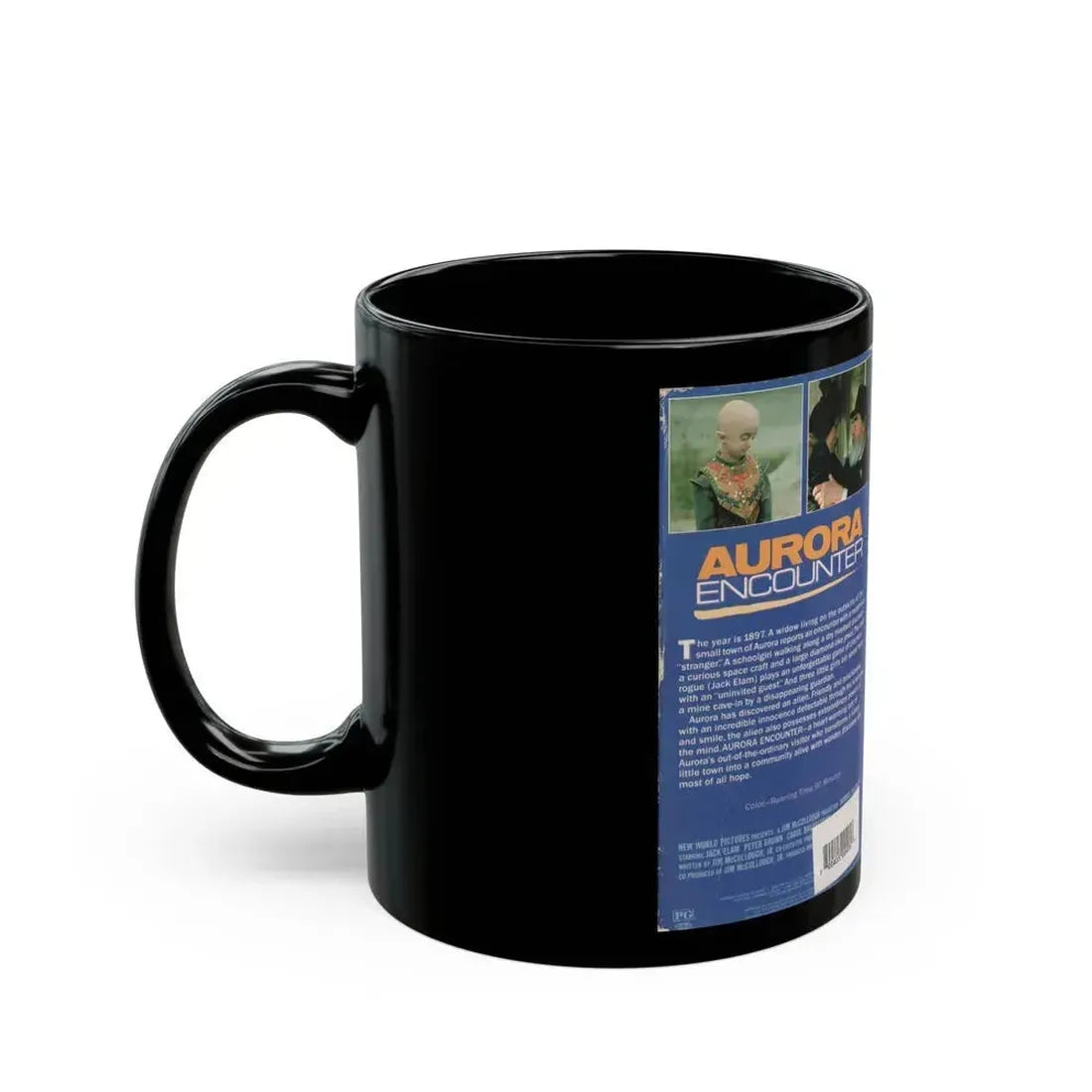 AURORA ENCOUNTER (VHS COVER) - Black Coffee Mug - Go Mug Yourself
