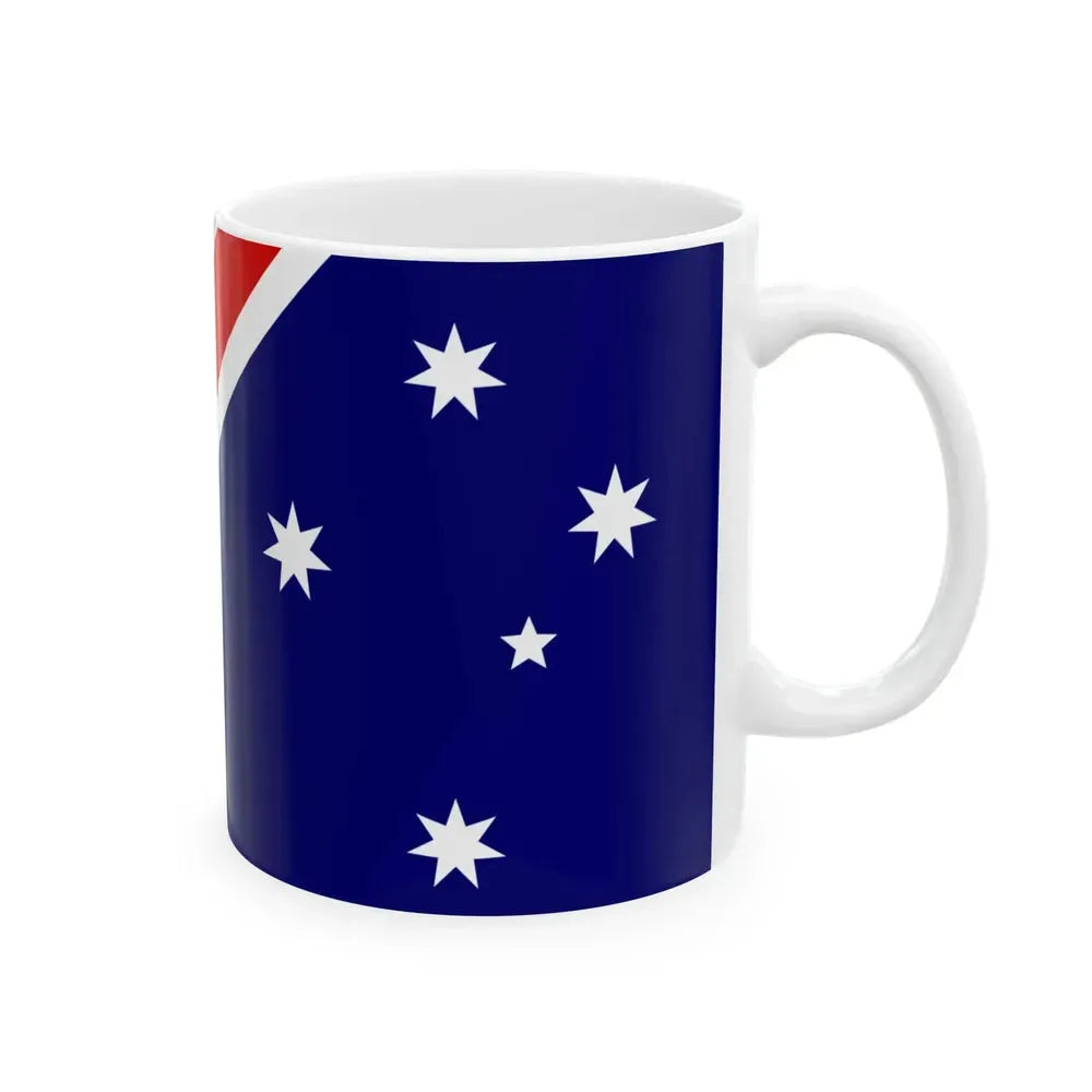Ausflag - Design 011 (Australia) White Coffee Mug - Go Mug Yourself