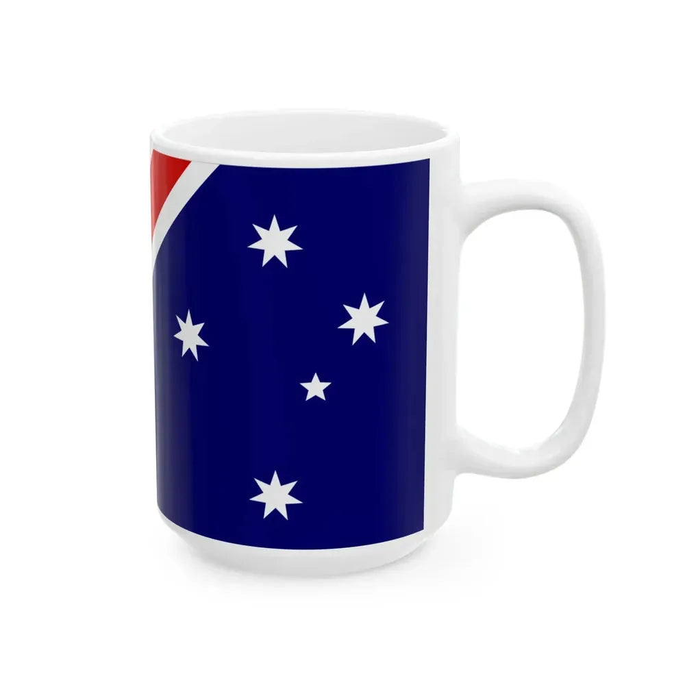 Ausflag - Design 011 (Australia) White Coffee Mug - Go Mug Yourself