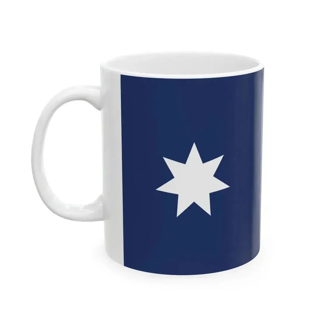 Australasian Posts Proposal 1968 Australian Flag Proposal (Australia) White Coffee Mug - Go Mug Yourself